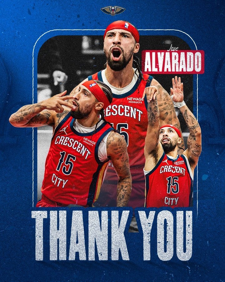 半岛·综合体育官网入口-鹈鹕发文告别阿尔瓦拉多：你永远是新奥尔良传奇 感谢付出的一切